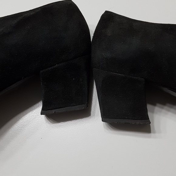 Vintage Suede Robert Clergerie Mary Janes. - Picture 4 of 8